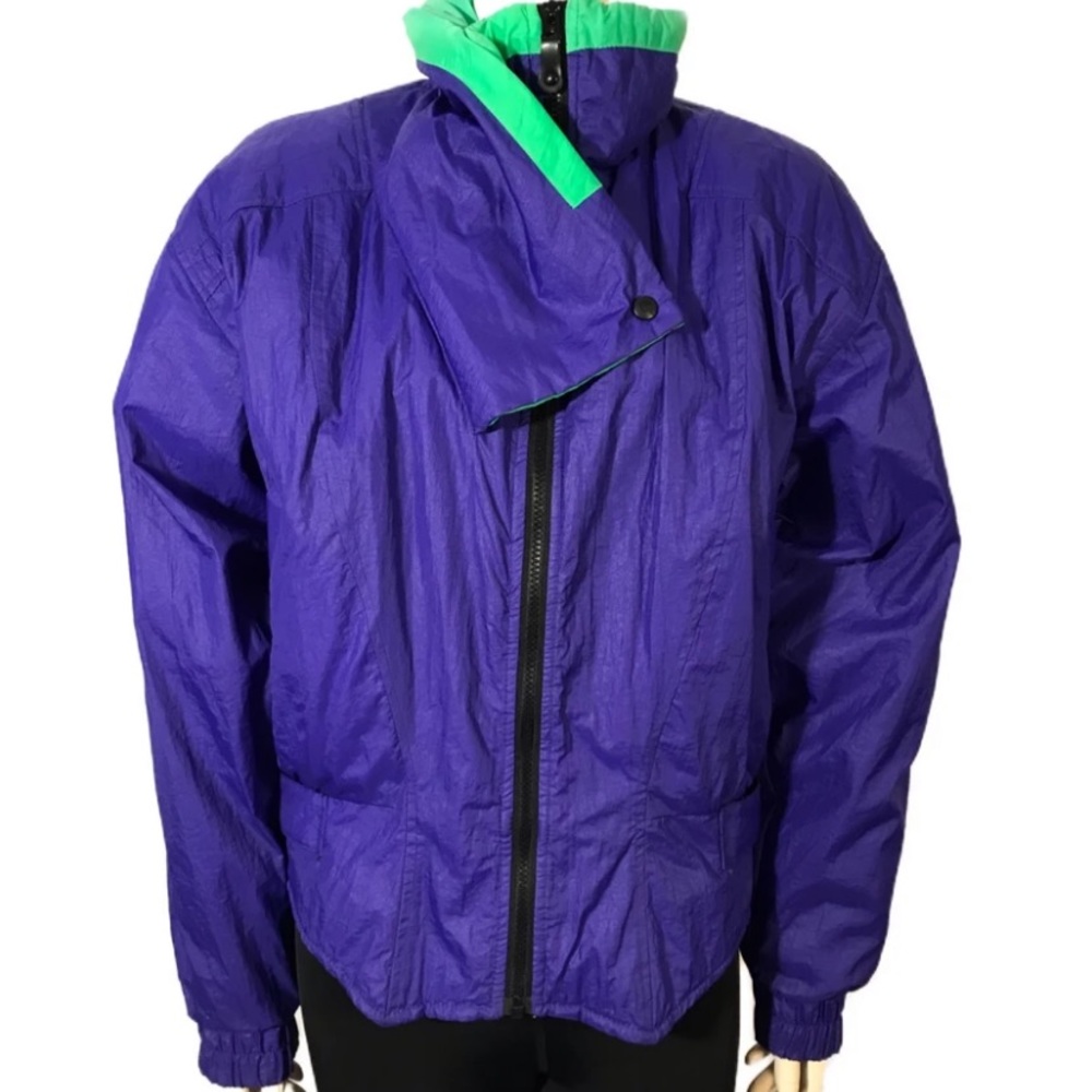1980s OBERMEYER neon Ski Jacket